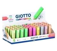 Fila Happygomma A Forma di Matita Colori Pastello Assortiti Gomme, Multicolore, 1 unità (Confezione da 1), 8000825027864