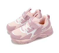 Fila J821Z Pink White Kids Youth Running Jogging Casual Strap Shoes Sneakers