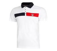 Fila Jayden Polo Uomini - Bianco, Rosso