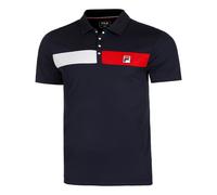 Fila Jayden Polo Uomini - Blu Scuro, Rosso