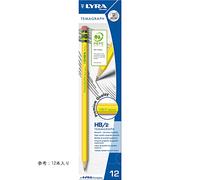 Matita di grafite Temagraph - gradazione HB - con gommino - Lyra - scatola 12 matite