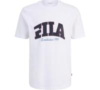 FILA Lanaken Regular Graphic Tee T-Shirt, Bianco, XL Uomo