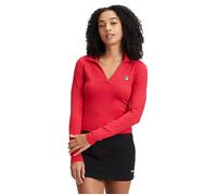 FILA Lee Longsleeve Polo Shirt True Red Taglia: XS | Polo Outlet | Donna | Rosso