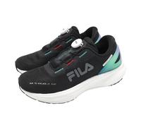 Fila Light Chaser Black Green Men Road Running Jogging Shoes Sneakers