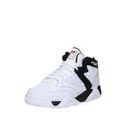 FILA M-Squad Mid Sneakers, Bianco/Nero, 44 EU