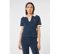 FILA Maglietta 'BELFORT relaxed johnny collar towelling top' blu Donna - Abbigliamento - Taglie comode - Maglie e top - Maglie e T-shirt FILA XL