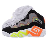 Fila Men's Mb Stitch Basketball Shoes Monument/Black/Shocking Orange 10.5