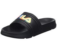 Fila Morro Bay Logo Slipper Wmn, Sandali scorrevoli Donna, Nero, 37 EU