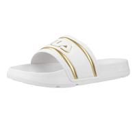 Fila Morro Bay Logo Slipper Wmn, Sandali scorrevoli Donna, White Gold, 42 EU