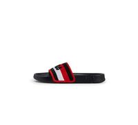FILA Morro Bay Stripes Slipper Slide Sandal, nero, 44 EU, Nero, 44 EU