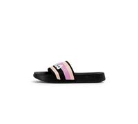 FILA Morro Bay Stripes Slipper Wmn Black-prism Pink Taglia: 36 | Infradito Outlet | Donna | Rosa