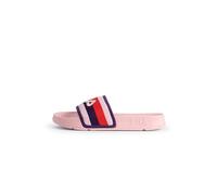 FILA Morro bay Stripes Slipper Wmn, Sandali scorrevoli Donna, Carisma Rosa in Polvere, 39 EU