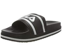 Fila Morro Bay Zeppa Wmn, Ciabatte Donna, Nero Black Stripe, 39 EU