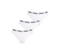 Fila Fi/2/Scx3/Fu6043 Intimo, Bianco (Wh), L (Pacco da 3) Donna