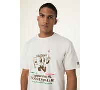 FILA Navigli CaffÃ‰ Relaxed Graphic T-shirt Egret Taglia: M | T-shirt Outlet | Uomo