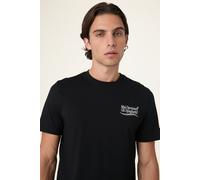 FILA Navigli Pasta Regular Graphic T-shirt Black Taglia: M | T-shirt Outlet | Uomo | Nero