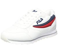FILA Orbit Low Teens, Scarpe da Ginnastica, Bianco (White-Dress Blues), 38 EU