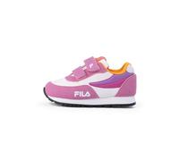 FILA Orbit Revolution Velcro TDL, Scarpe da Ginnastica Unisex-Bambini, Moonlite Mauve-White, 25 EU