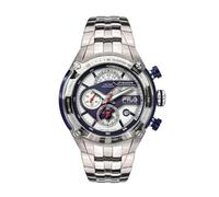 Fila Orologio da uomo cronografo argento blu F-Racer 38-104-003