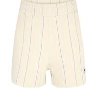 Fila Pantaloncini da donna Tebra a vita alta Antique White/Multicolour a righe irregolari S Bianco
