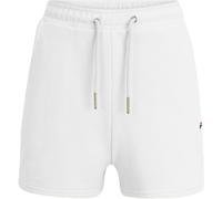 Fila Pantaloni corti da jogging da donna Buchloe Pantaloncini a vita alta L Bianco