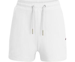 Fila Pantaloni corti da jogging da donna Buchloe Pantaloncini a vita alta L Bianco