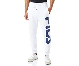 FILA Pantaloni Unisex Bronte per Il Tempo Libero, Bianco, L