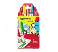 Fila Pennarelli Lavabili Giotto Bebe' 6 Pezzi Assortiti