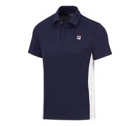 Fila Piero Polo Uomini - Blu Scuro, Bianco, Taglia: S