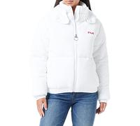 Fila Piumino Imbottito Corto Bender Giacca, Bianco Brillante, M Donna
