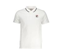 Fila - Polo Elegante in Cotone con Dettagli a Contrasto - - Tops - Uomo - Bianco - S