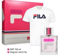 Perfeziona il tuo look con il Profumo Fila 100 ml vapo Femminile e una Maglietta
