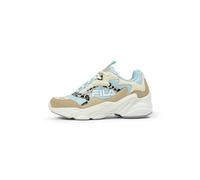 FILA Girls Collene Logo Antique White-blue Glow Taglia: 34 | Scarpe Sportive Outlet | kids | Bianco