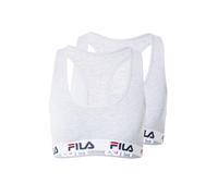 FILA Reggiseno blu scuro / grigio sfumato / rosso sangue / bianco Donna FILA 80 blu scuro / grigio sfumato / rosso sangue / bianco