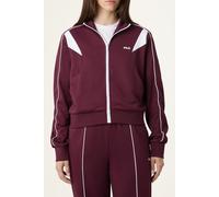 FILA Rivoli Regular Blocked Track Jacket Fig-bright White Taglia: XS | Felpe con cappuccio Outlet | Donna | Bianco