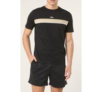FILA Sagano Regular Taped T-shirt Black Taglia: XS | Magliette basic Outlet | Uomo | Nero