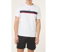 FILA Sagano Regular Taped T-shirt Bright White Taglia: L | Magliette basic Outlet | Uomo | Bianco