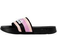 FILA Sandalo da donna Morro Bay Stripes wmn Slide Sandal, nero prism rosa, 37 EU, Black Prism Pink, 37 EU