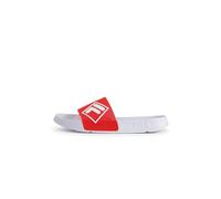 FILA Sandalo da uomo Morro Bay LUGO Slide, rosso, bianco, 43 EU, Fila rosso bianco, 43 EU