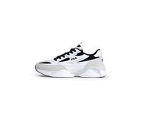 Fila Scarpe da Ginnastica da Uomo, Taglia 44 EU, Bianco Nero, 44 EU