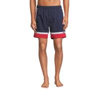 FILA Scicli Blocked Beach Shorts Black Iris-true Red-bright White Taglia: XL | Pantaloncini da bagno Outlet | Uomo | Nero