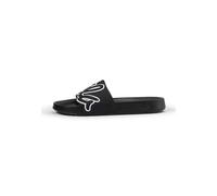 FILA SCRITTO slipper - Sandalo scorrevole, Black-White,
