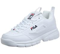 FILA Se-m Disruptor Se-m Uomo, Bianco Blu Navy Rosso, 47.5 EU