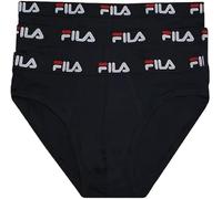 FILA Set 3 Slip Cotone Bielastico Uomo Comfort e Stile Moda Egidio (IT, Testo, L, Regular, Regular, Nero)