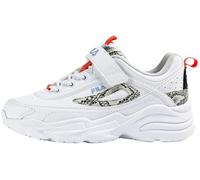 Fila Skye V Kids - Sneaker da Bambino, 33 EU, Colore: Bianco/Nero, Bianco Nero, 33 EU
