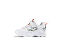 Fila Skye V Kids - Sneaker da Bambino, 34 EU, Colore: Bianco/Nero, Bianco Nero, 34 EU