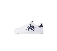 Fila Sneaker da Uomo con Logo Courtbay, White Fila Navy, 41 EU