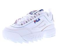 Fila Sneaker Disruptor II per bambini, bianco, 7 Big Kid