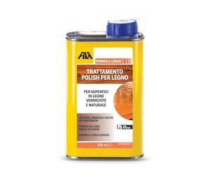 FILA Solutions FORMULA LEGNO Trattamento Polish per Superfici Legno - 250ml | Deterge, Rinnova e Nutre in profondità per una Pulizia a Lunga Durata per Superfici in Legno Veniciato e Naturale
