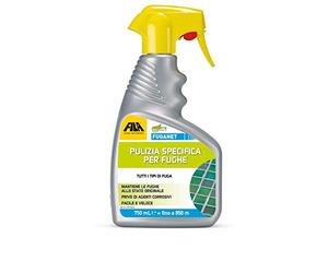 FILA Solutions FUGANET Detergente Fughe Pavimenti Piastrelle - 750ml | Formula senza acidi né ipoclorito, pulisce a fondo le fughe cementizie senza corrodere o intaccare le piastrelle